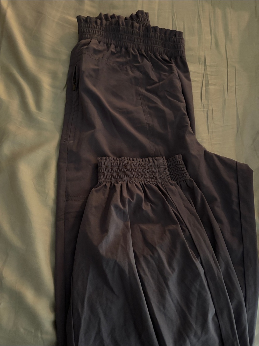 Athleta Black Maxi Skirt with Smocked Elastic Waist